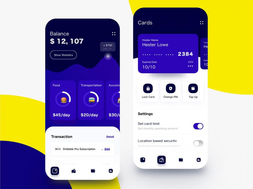12組手機銀行App界面設(shè)計靈感