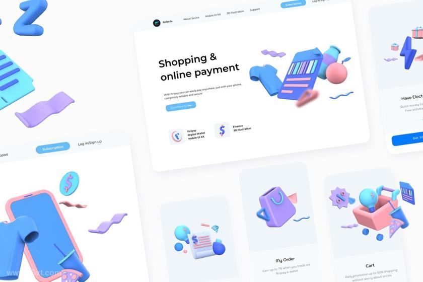 25xt-126292 Shopping3DIllustrationsPart2z3.jpg