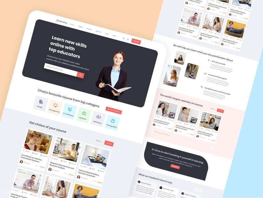 25xt-126398 EducationELearningWebsiteOnlineCourseWebsiteTemplatez4.jpg