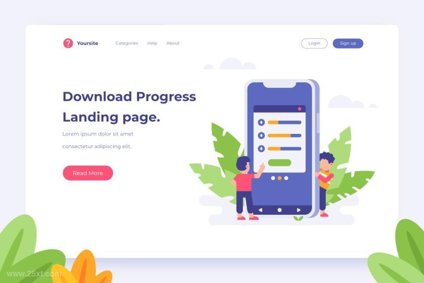 25xt-126187 WaitingforDownloadIllustrationSetz7.jpg
