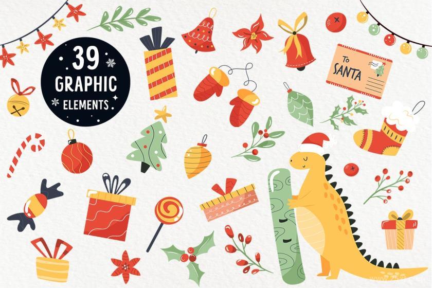 25xt-126756 ChristmasDinosaursPrints,Patterns,Iconsz5.jpg