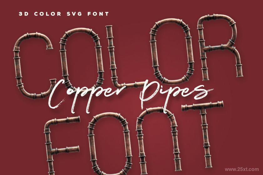 25xt-155069 CopperPipes3DColorSVGFontz6.jpg