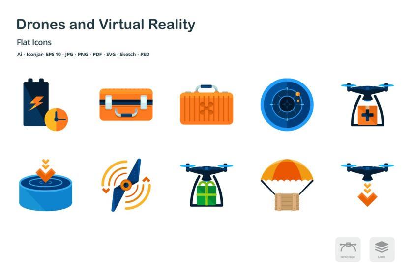 25xt-155446 DronesandVirtualRealityFlatColoredIconsz3.jpg