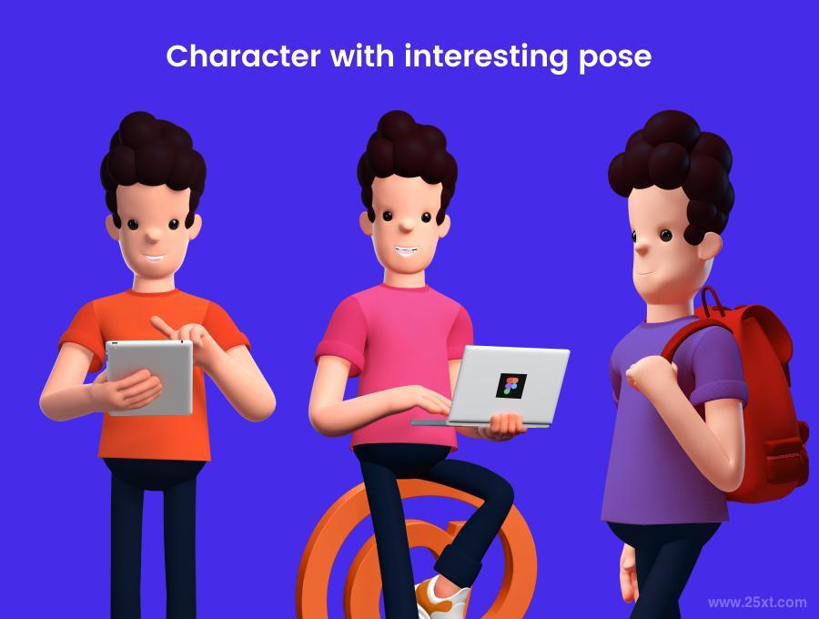 25xt-127428 3Dcharacterwith10posesz6.jpg