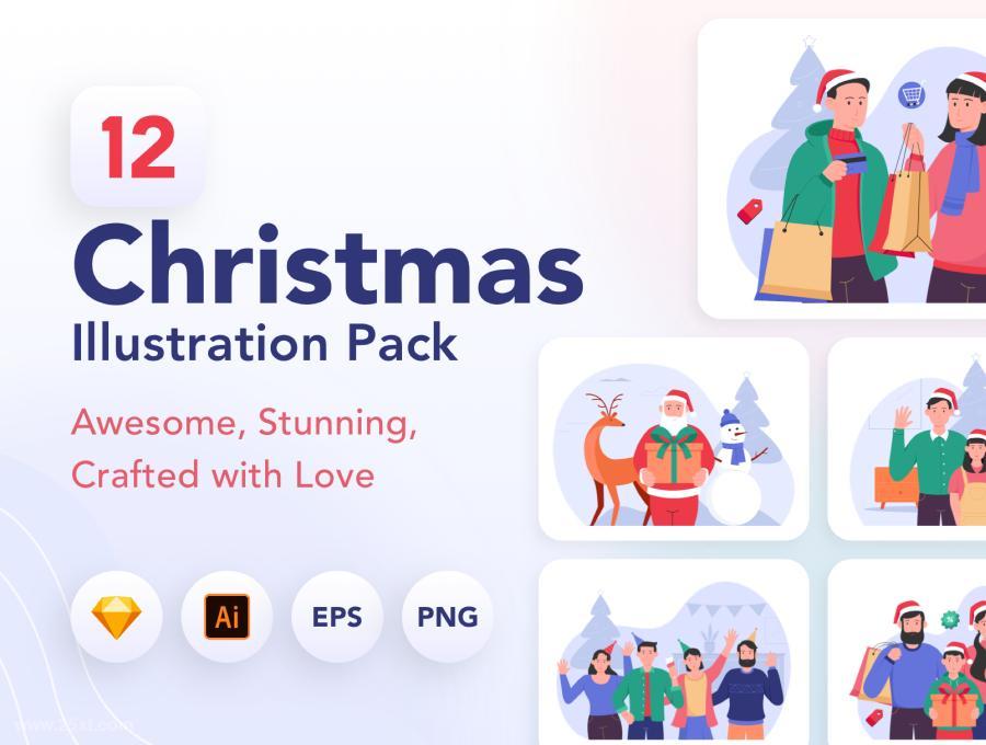 25xt-127114 12ChristmasNewyearIllustrationz3.jpg