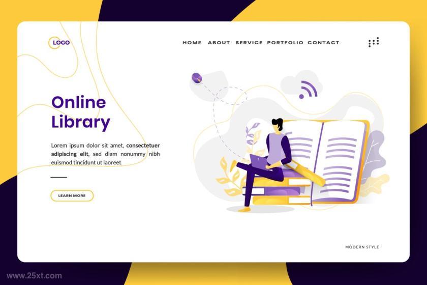 25xt-610725 E-LearningEducationsetIllustrationz4.jpg