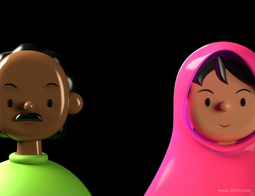25xt-610143 Diverse3DAvatarsSixPackToyFacesz5.jpg