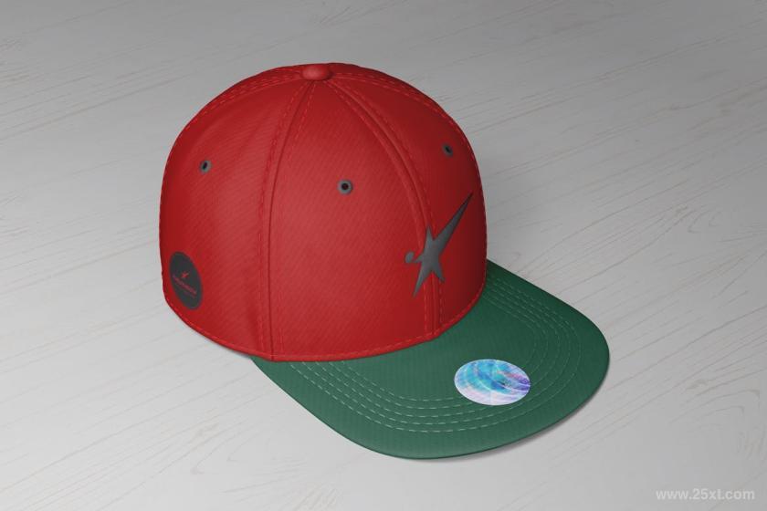 25xt-610229 SnapbackBaseballCapMock-UpsVol1z7.jpg