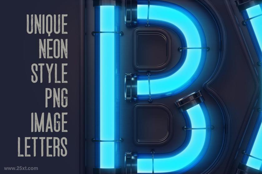 25xt-611112 FuturisticNeon3DLetteringView1z4.jpg
