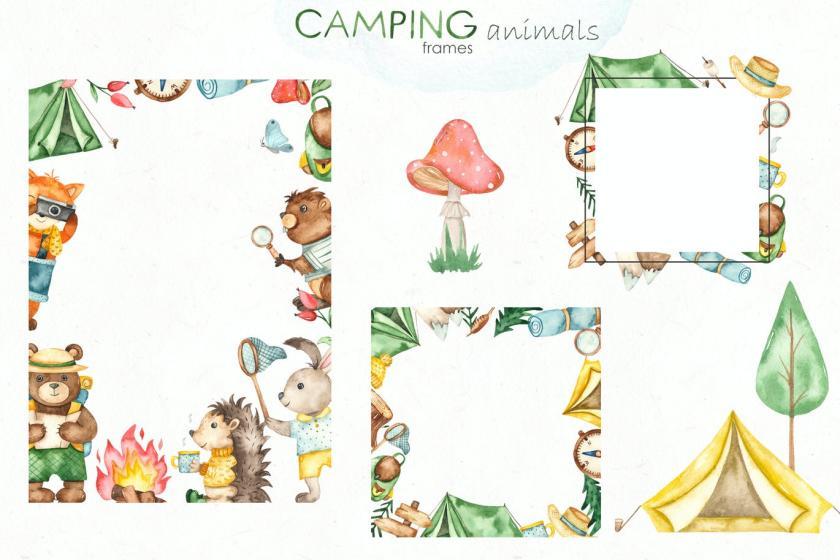 25xt-612007 WatercolorCampinganimalsz7.jpg