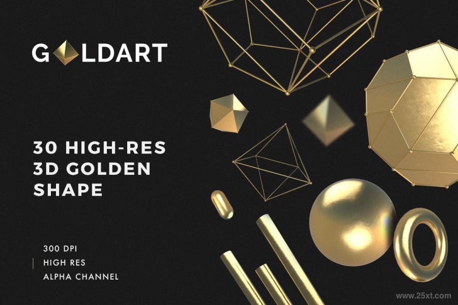 25xt-127770 3D-Golden-Shapes-Volume-1z6.jpg