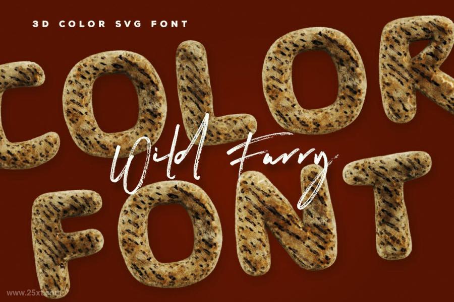 25xt-155992 Wild-Furry---Color-SVG-Fontz3.jpg