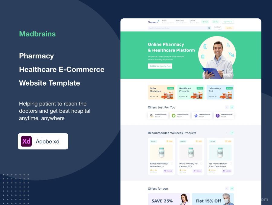 25xt-486224 PharmacyPro-HealthcareE-CommerceWebsiteTemplatez3.jpg