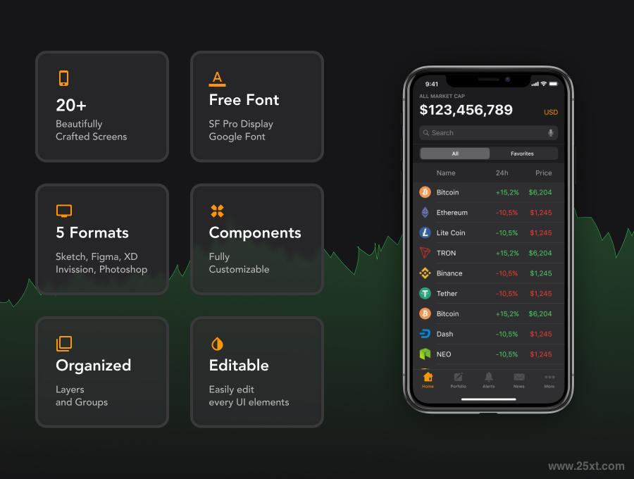 25xt-160399 GLORIES-CryptoAppIOS14UIDesignTemplatez6.jpg