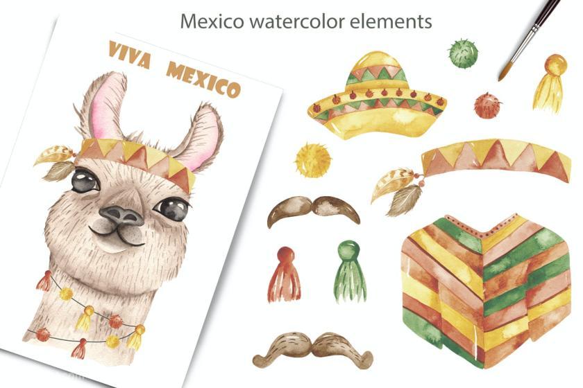 25xt-160424 WatercolorMexicanlittleanimalsz5.jpg