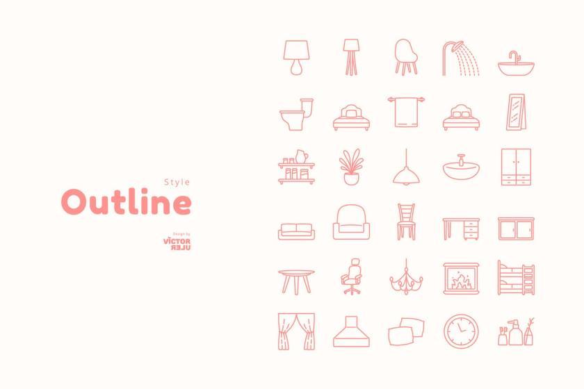 25xt-170057 30IconsFurnituresPart-01OutlineStylez3.jpg
