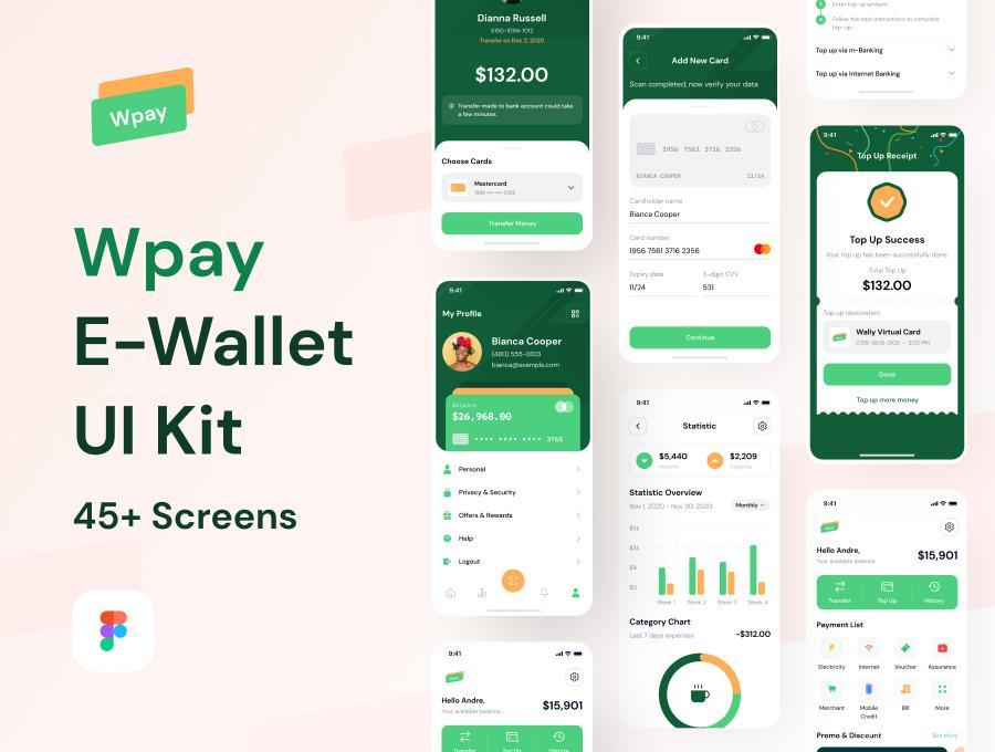 25xt-170255 WpayApp-ModernE-walletAppUIDesignKitz3.jpg
