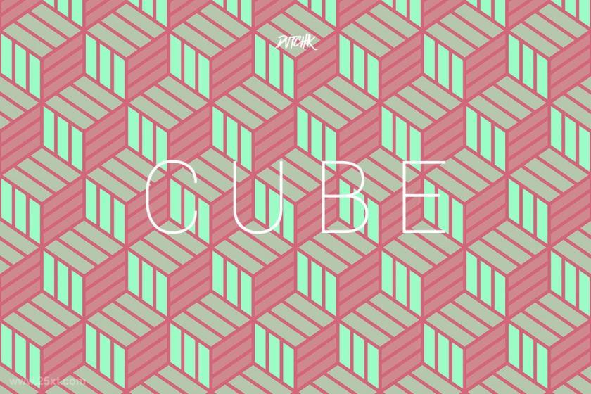 25xt-161013 CubeSeamlessGeometricBackgroundsVol04z4.jpg