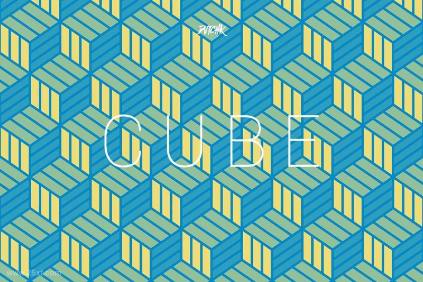 25xt-161013 CubeSeamlessGeometricBackgroundsVol04z7.jpg