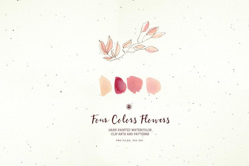 25xt-170029 FourColorsFlowersz4.jpg