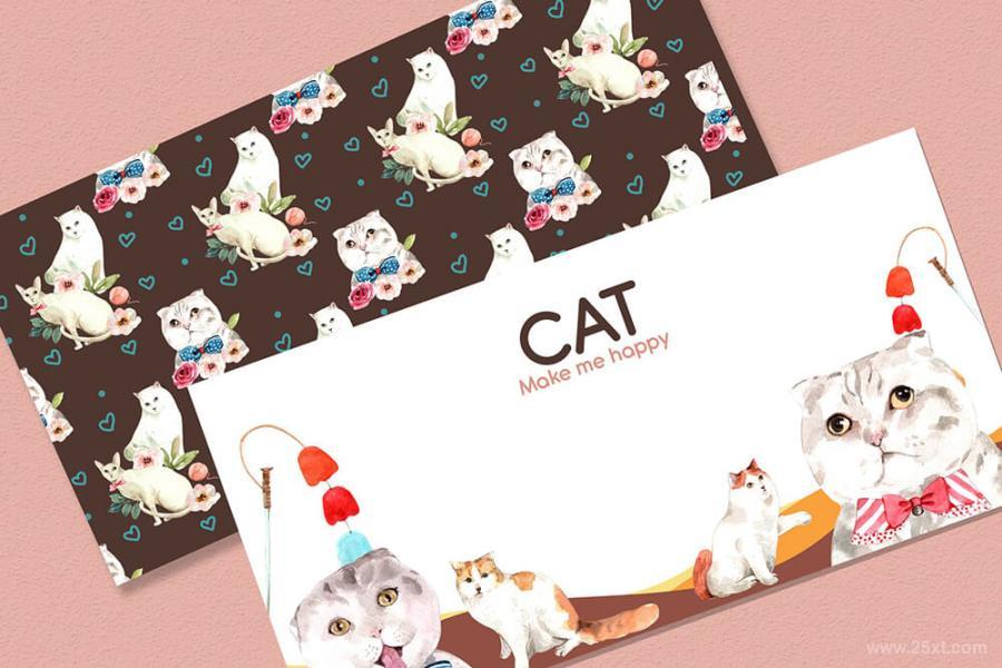 25xt-128640 Cats-Adorable-Pet-Watercolorz8.jpg
