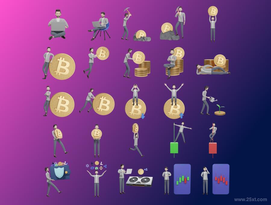 25xt-485670 3DCharacterPackCryptoIllustration3DElementsobjectz13.jpg