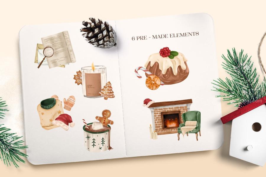 25xt-162604 Cozy-Christmas-Clipart-Illustrationsz5.jpg