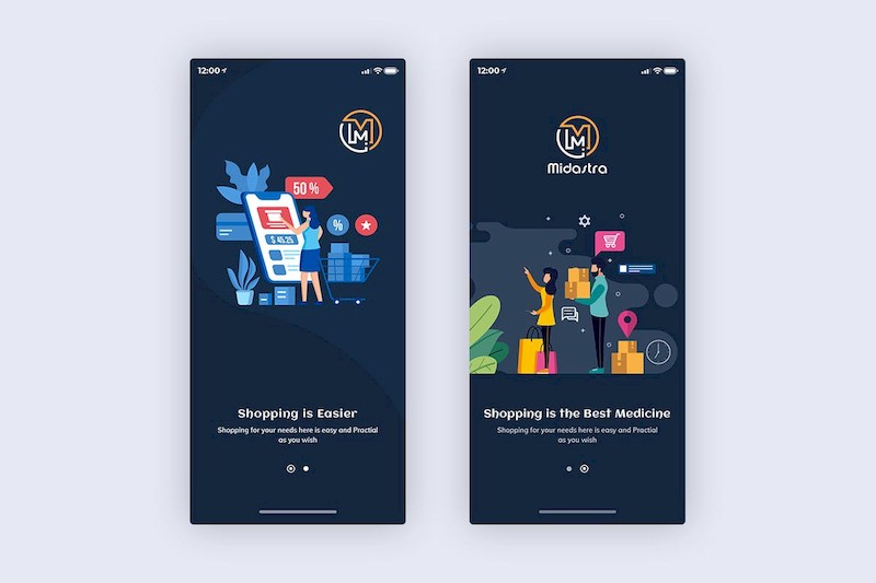 Midastra-Fashion Shopping Mobile App UI kit Dark-3.jpg