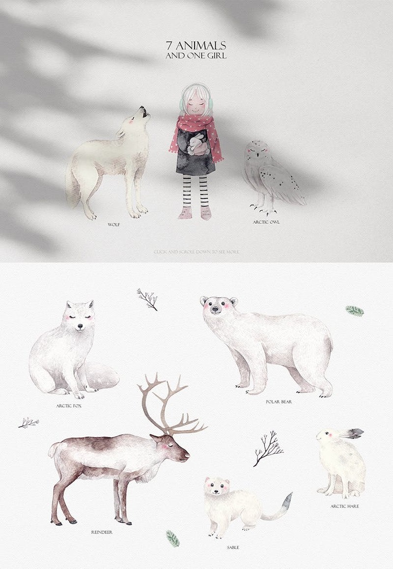 ARCTIC ANIMALS watercolor set-3.jpg