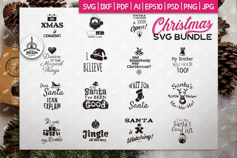 Christmas SVG Sayings Bundle - XMAS Cricut Files-1.jpg