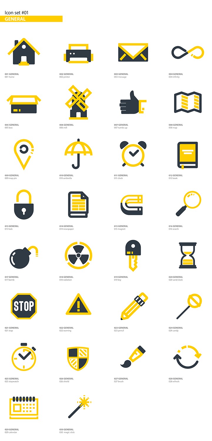 300+ Flat Icons Package-1.jpg