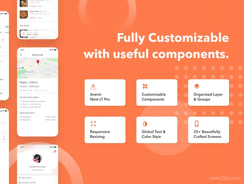Foodude - Food Delivery App UI KIT-2.jpg