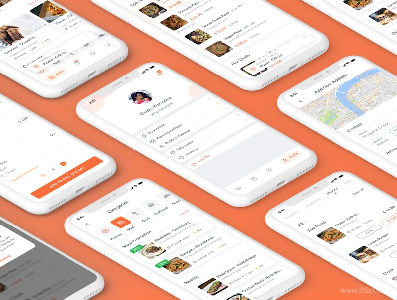 Foodude - Food Delivery App UI KIT-6.jpg