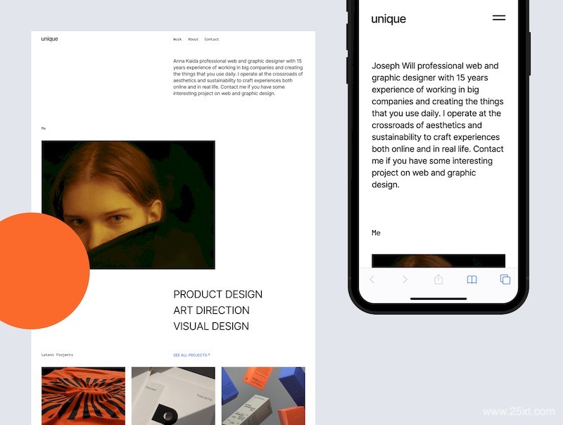 Unique - Responsive Portfolio Template-1.jpg