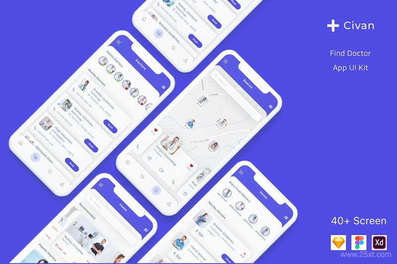 Civan - Find Doctor App UI Kit.jpg