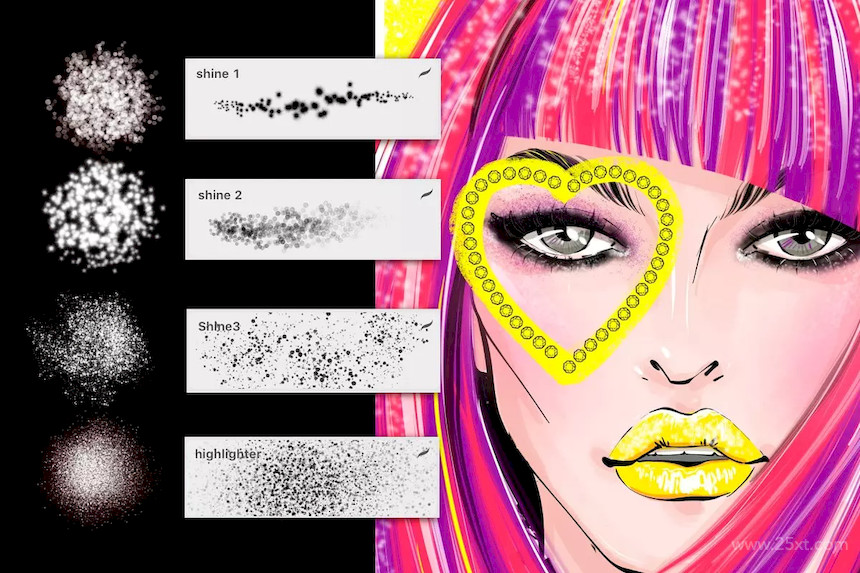 Makeup brushes-set for Procreate 4.jpg