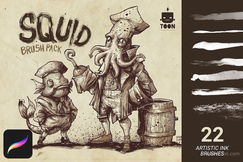 Squid Brush Pack for Procreate 7.jpg