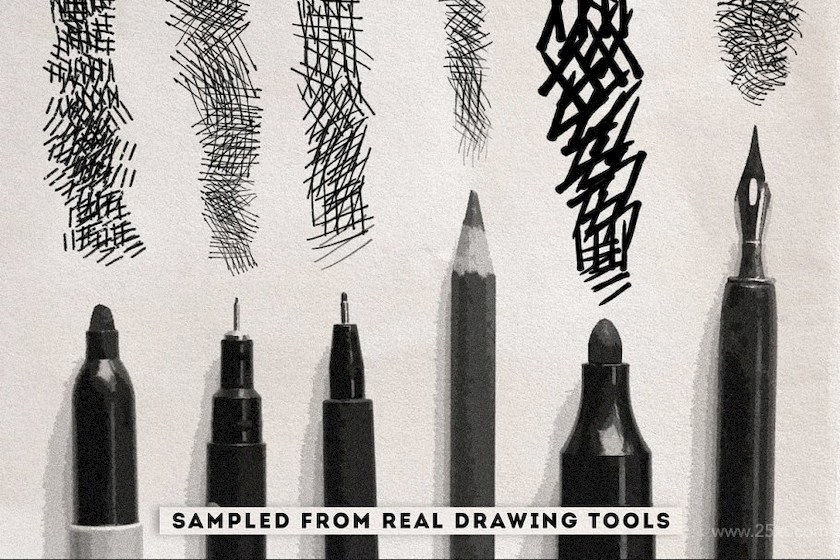 Crosshatching Procreate brushes 3.jpg