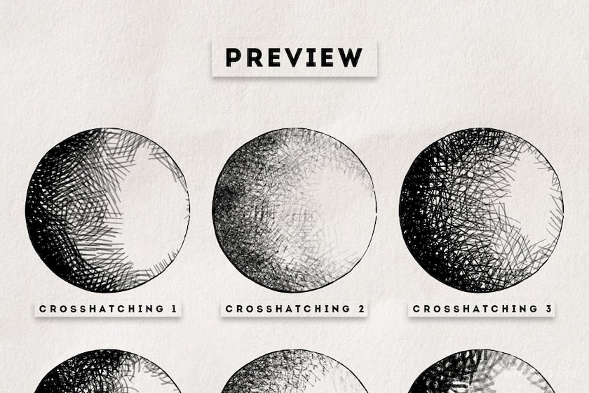 Crosshatching Procreate brushes 1.jpg