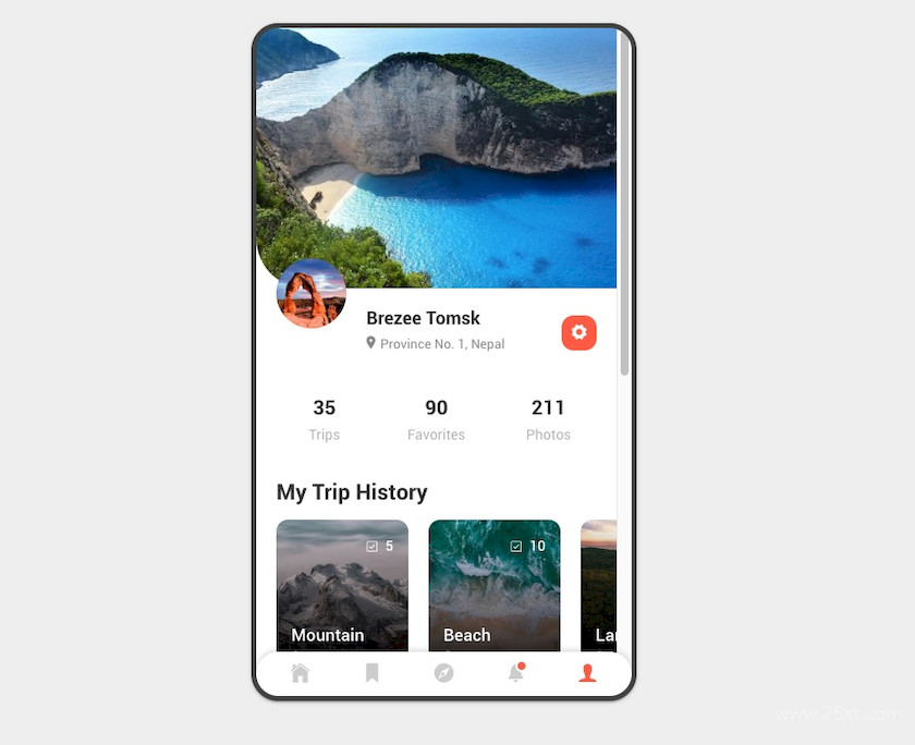 Tripe - Travel & Tour Mobile Template 4.jpg