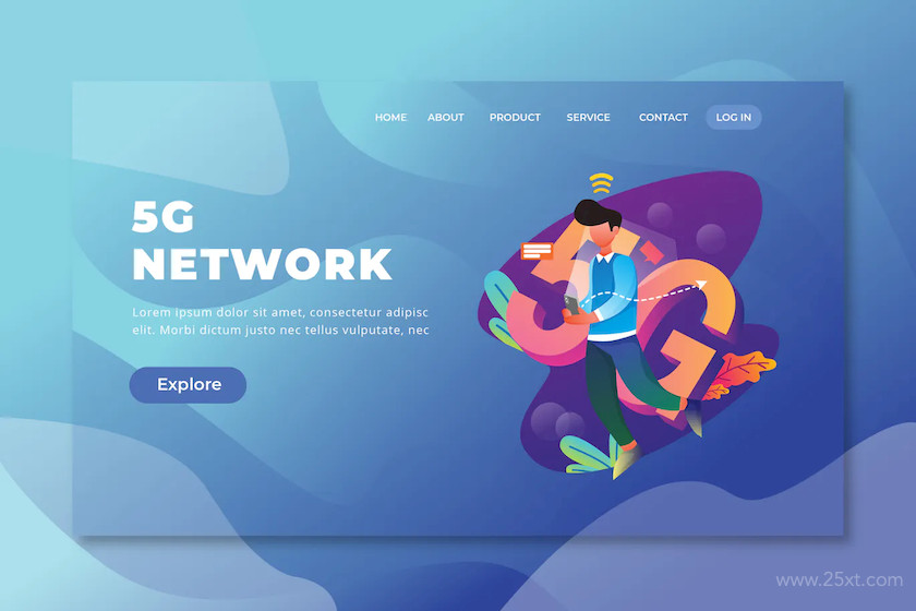 5G Network - PSD and AI Web Template.jpg