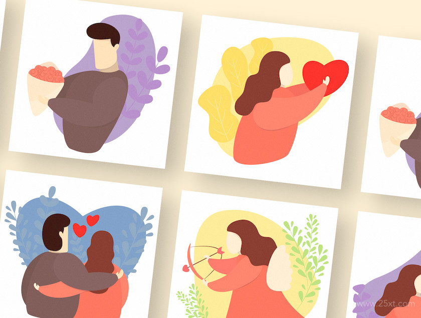 Valentine's Day Illustration Set 8.jpg