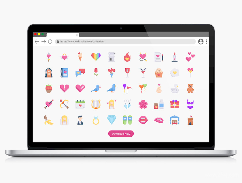 Love and Valentine's Day Icons 9.jpg