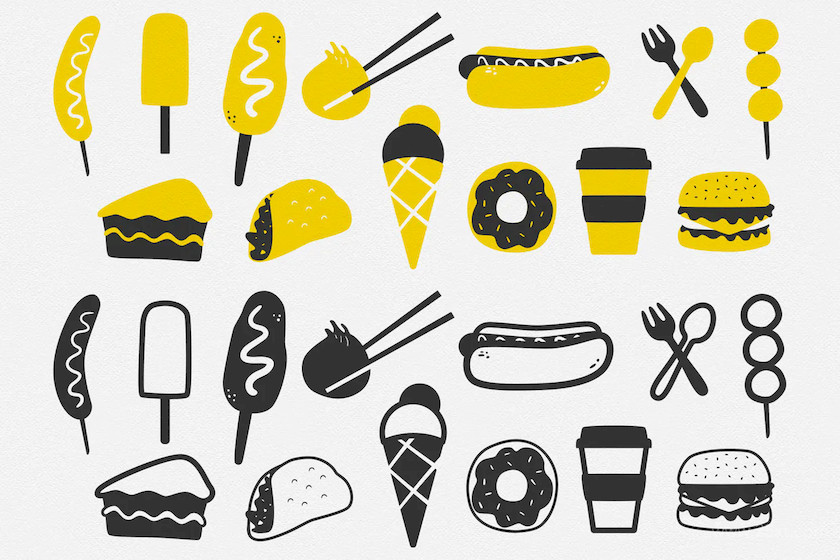 Street Food Vector Clipart Pack3.jpg