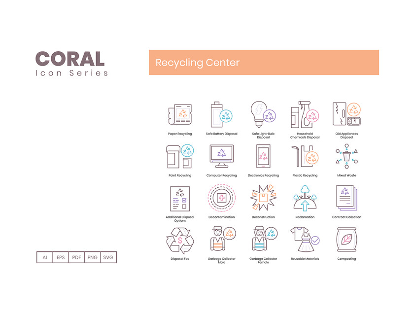 80 Recycling Center Icons Coral 6.jpg