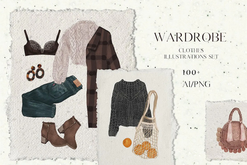 483509 Wardrobe fashion trendy vector clothes set7.jpg