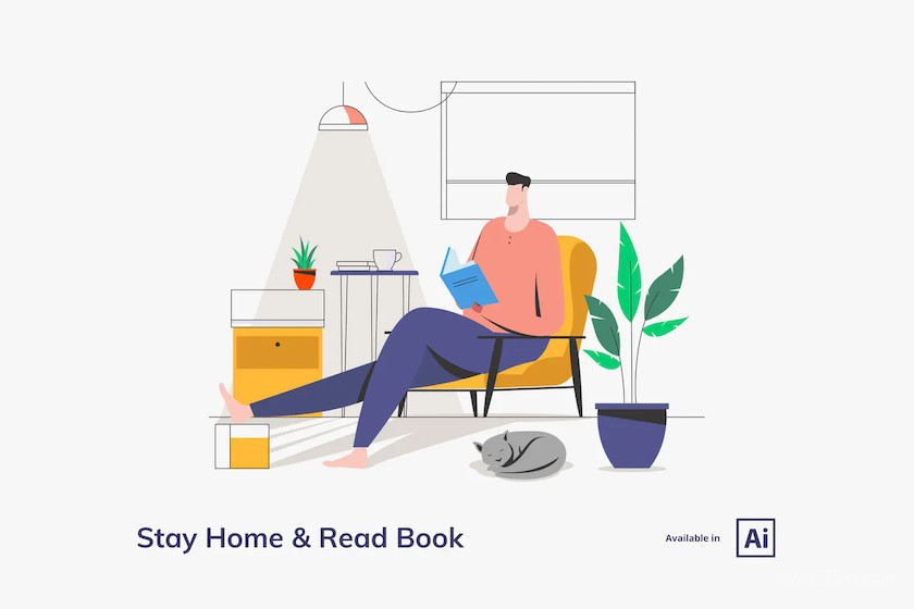 483595 Stay Home and Read Book Illustration.jpg