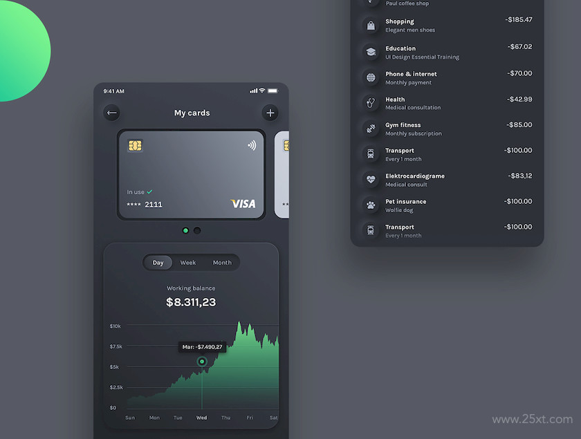 483612 Dark Budget Planner - Finance UI Kit4.jpg