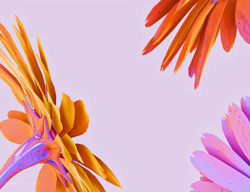 25xt-483718 Holographic Flowers Abstract Backgrounds1.jpg