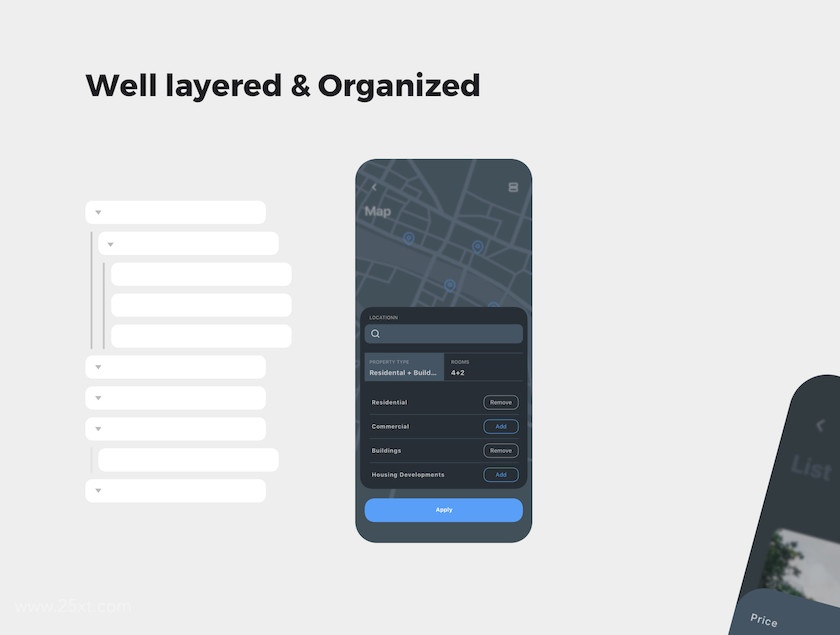 25xt-484098 Nors Dark - Real Estate App UI Kit3.jpg
